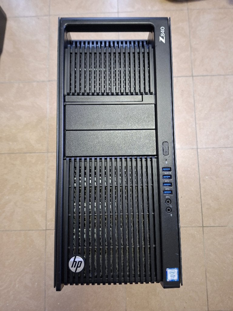 HP Z840 2x Xeon 24-Core 32GB ECC P620 480GB SSD 3TB SAS W11, 3.48TB, Gebruikt, 2 tot 3 Ghz, 128 GB
