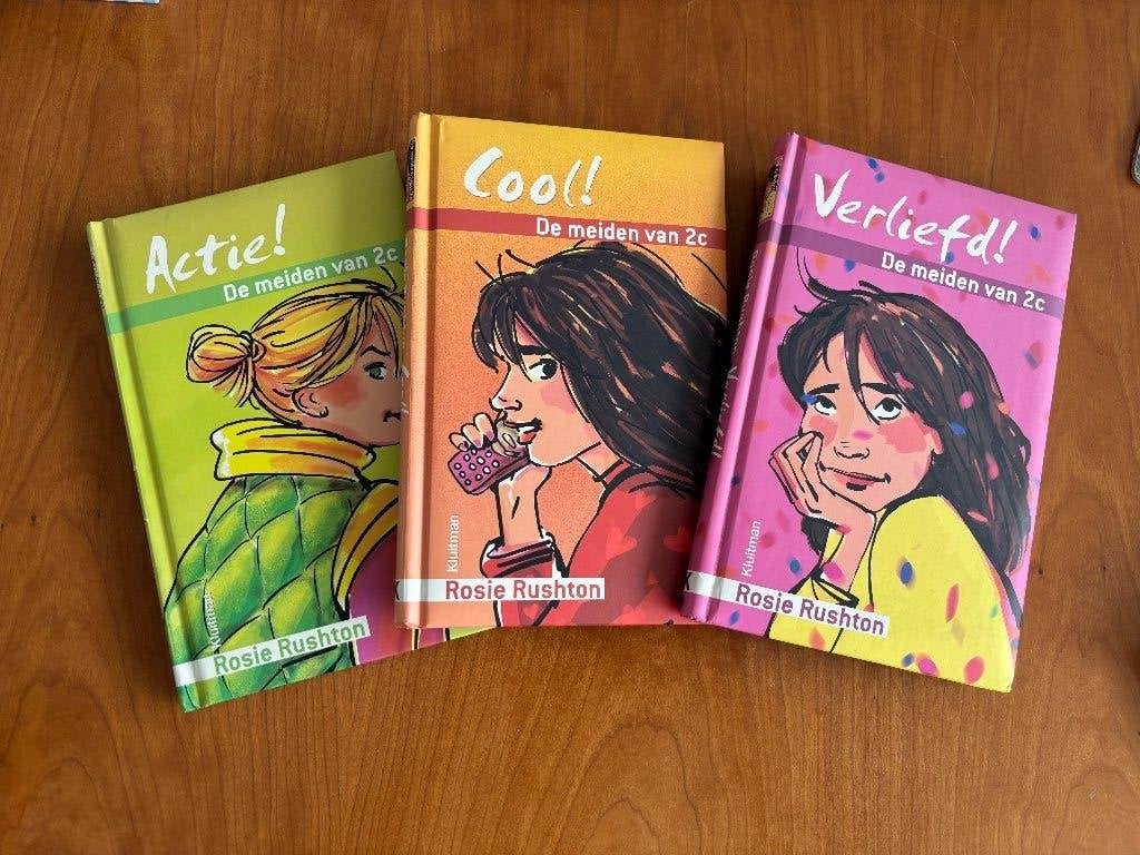 De meiden van 2 c: delen Cool Actie Verliefd (Rosie Rushton), Ophalen, Zo goed als nieuw, Rosie Rushton