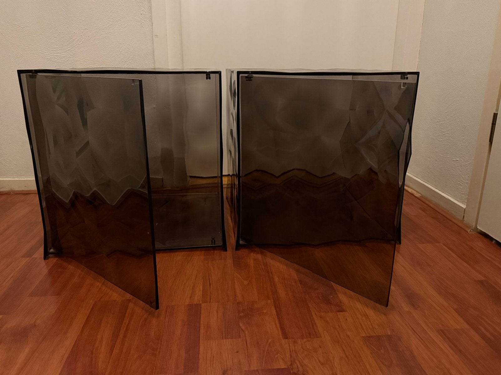 Kartell Optic Kubus Opbergboxen - 2 stuks, Ophalen, Gebruikt