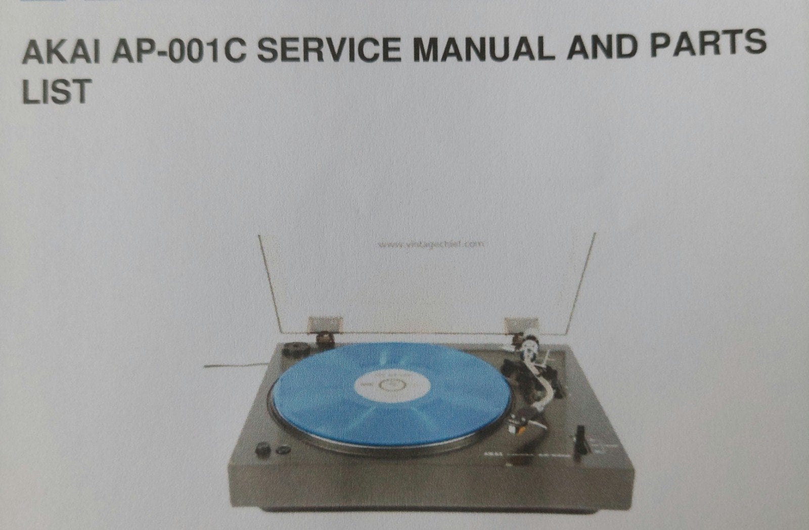Akai AP 001 Vintage Platenspeler, Audio, Tv en Foto, Ophalen, Gebruikt, Automatisch, Platenspeler