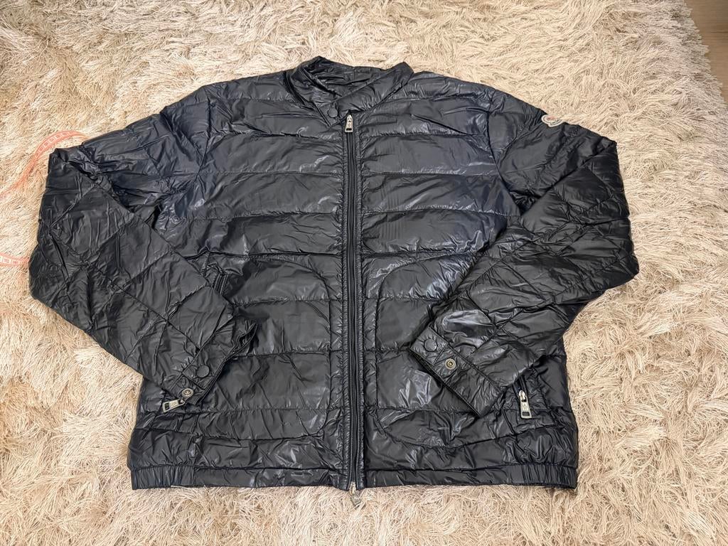 Moncler Acorus Zomerjas - 100% origineel, Maat 48/50 (M), Zwart, Ophalen of Verzenden, Zo goed als nieuw