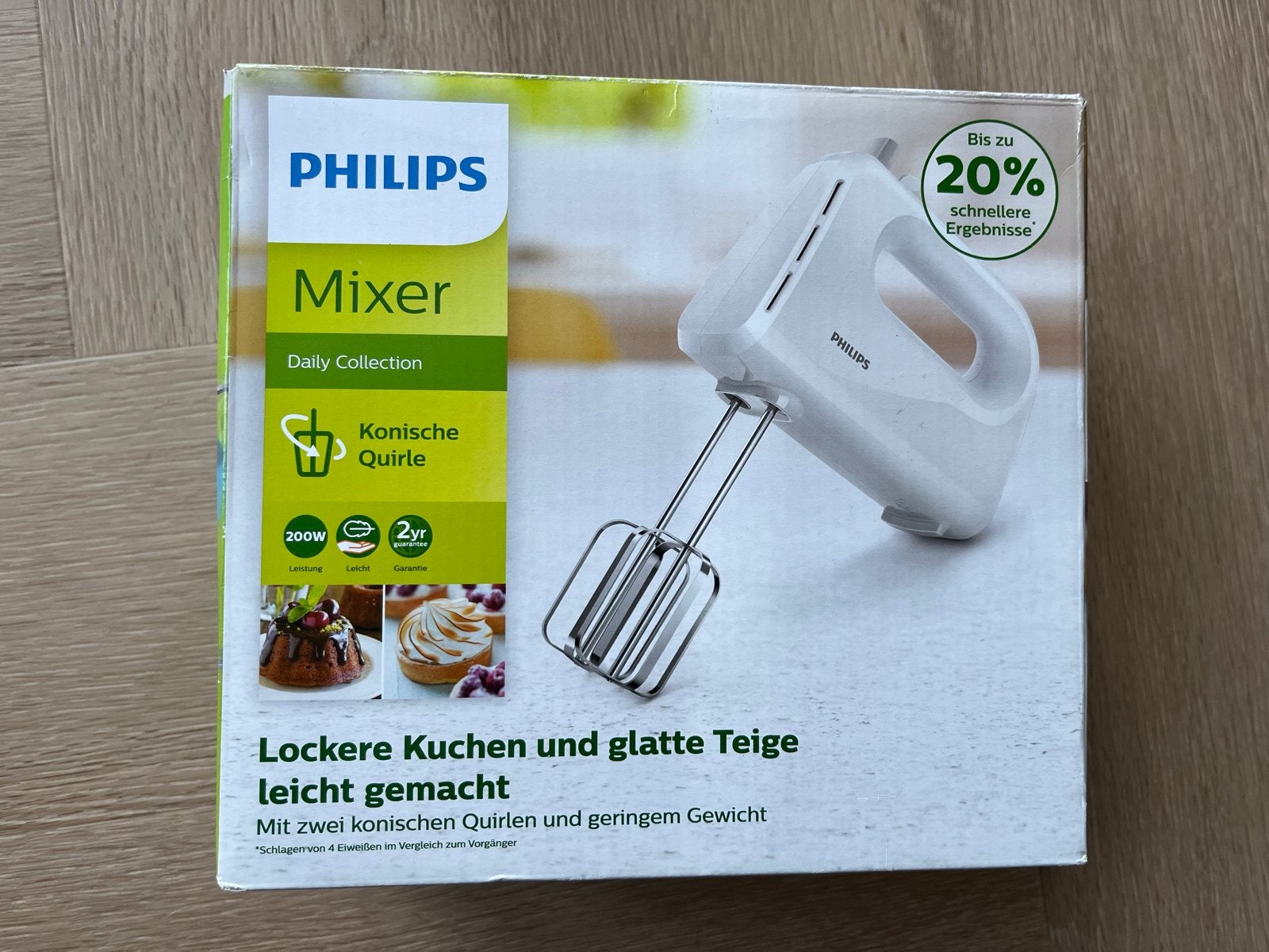 Philips Mixer Daily Collection HR3700 in doos, Witgoed en Apparatuur, Minder dan 1 liter, Ophalen, Zo goed als nieuw, 3 snelheden of meer
