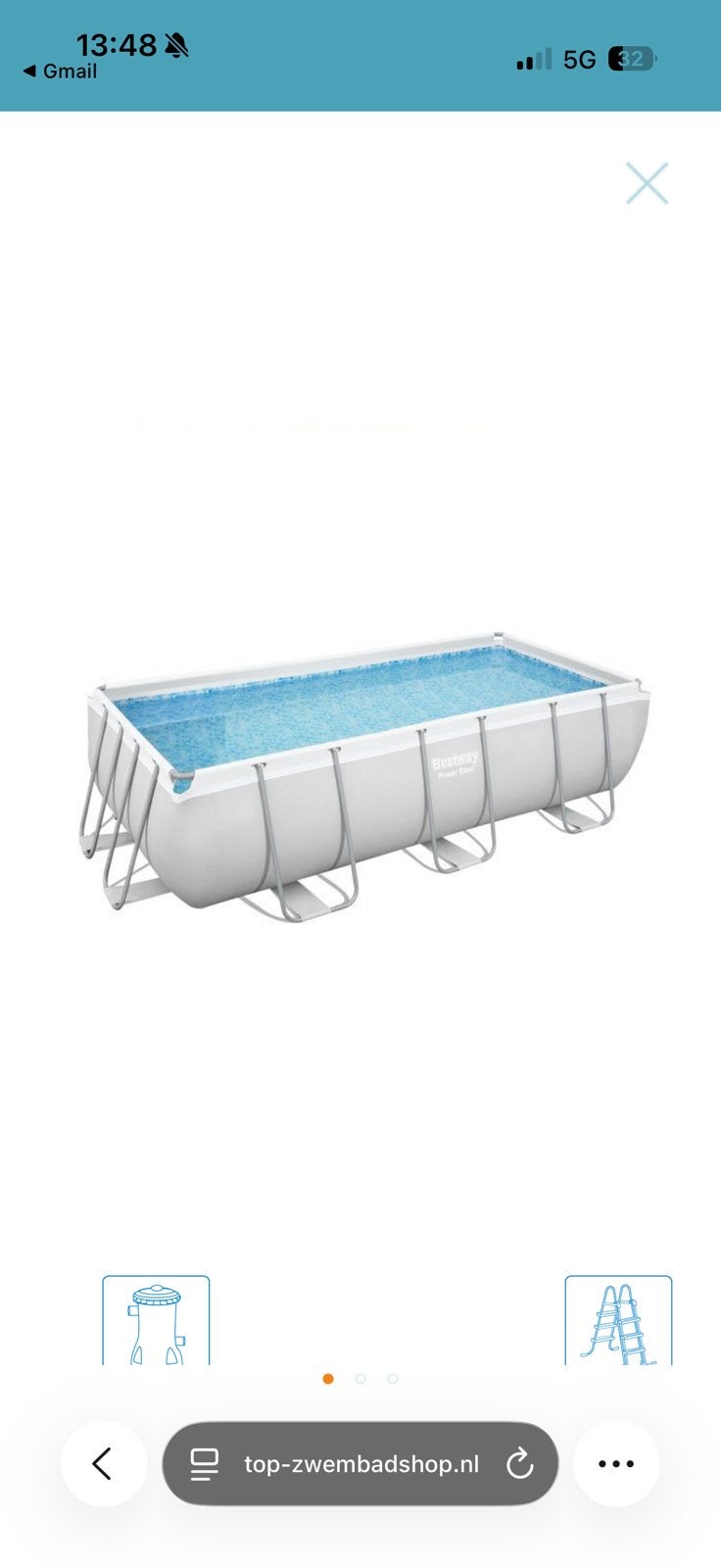 Bestway Power Steel zwembad 404 x 201 x 100 cm – zgan
