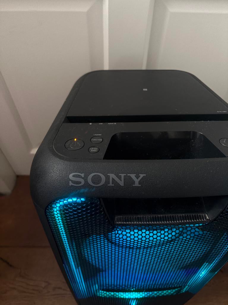 Sony Party Speaker met Lichteffecten - Krachtig Geluid, Overige typen, Ophalen of Verzenden, Zo goed als nieuw, Sony