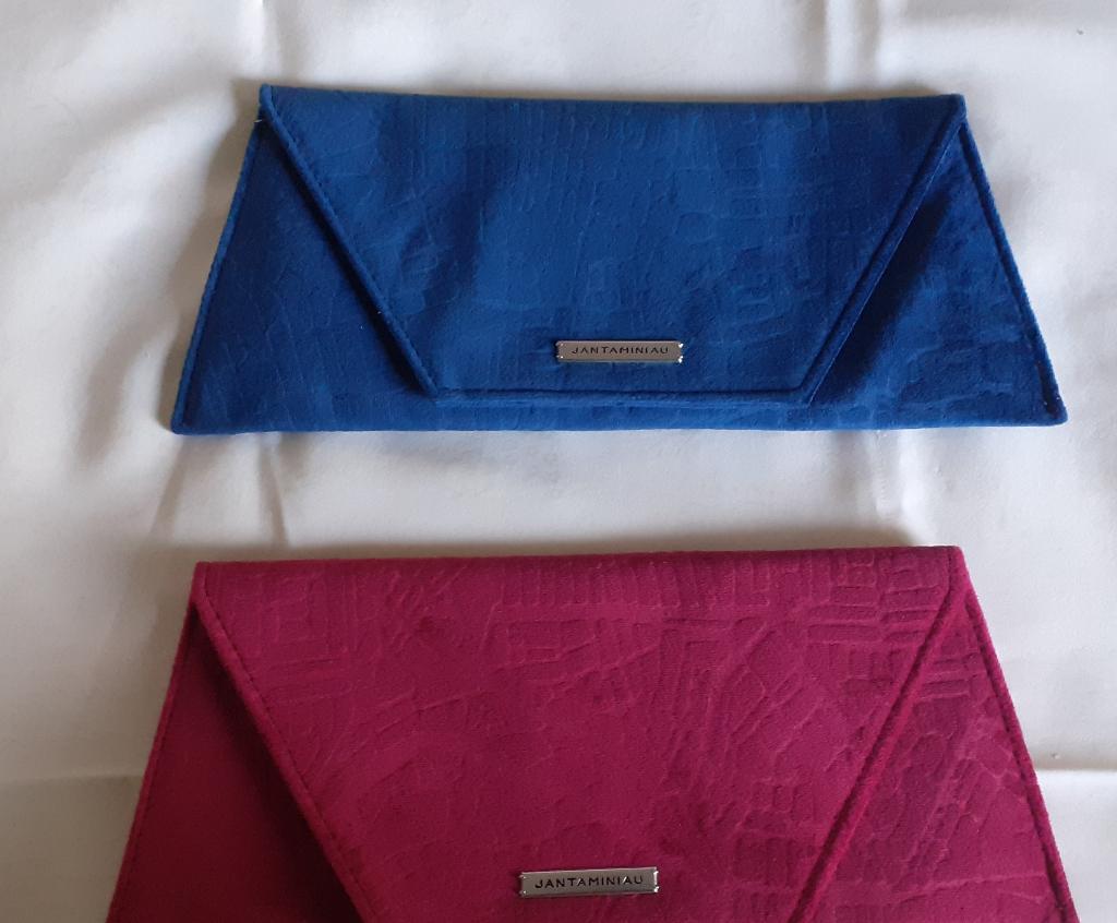 2 X KLM Tasjes, Jan Taminiau, Ophalen of Verzenden, Zo goed als nieuw, Blauw, Overige typen