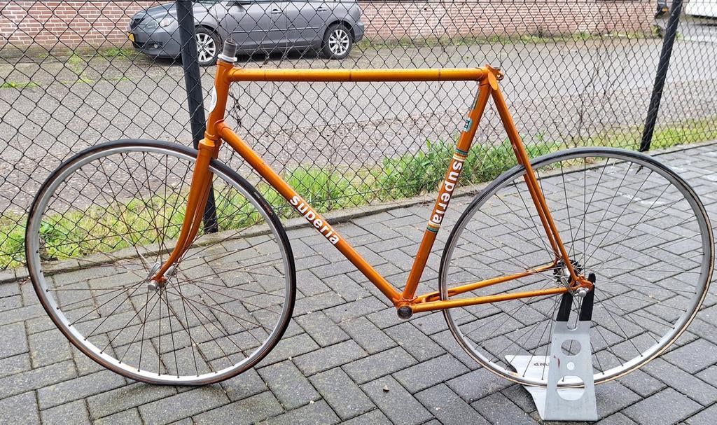 Prachtige vintage superia racefiets shimano dura ace, Fietsen en Brommers, Fietsen | Racefietsen, 28 inch, Gebruikt, 57 tot 61 cm