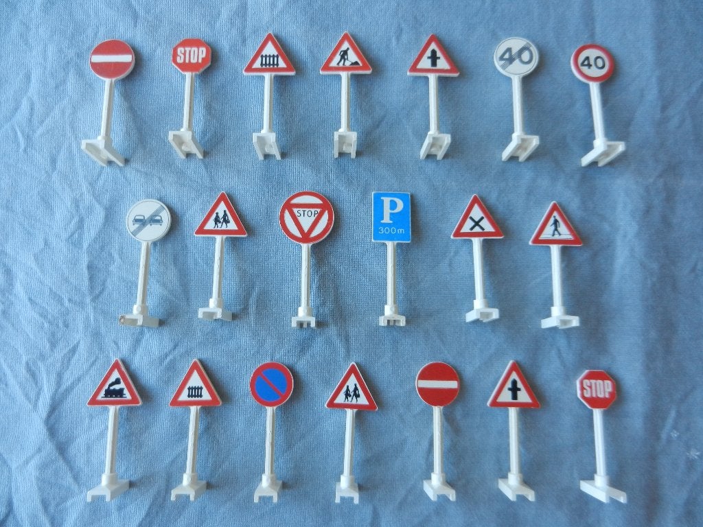 Lego verkeersborden (20 stuks), Ophalen of Verzenden, Gebruikt