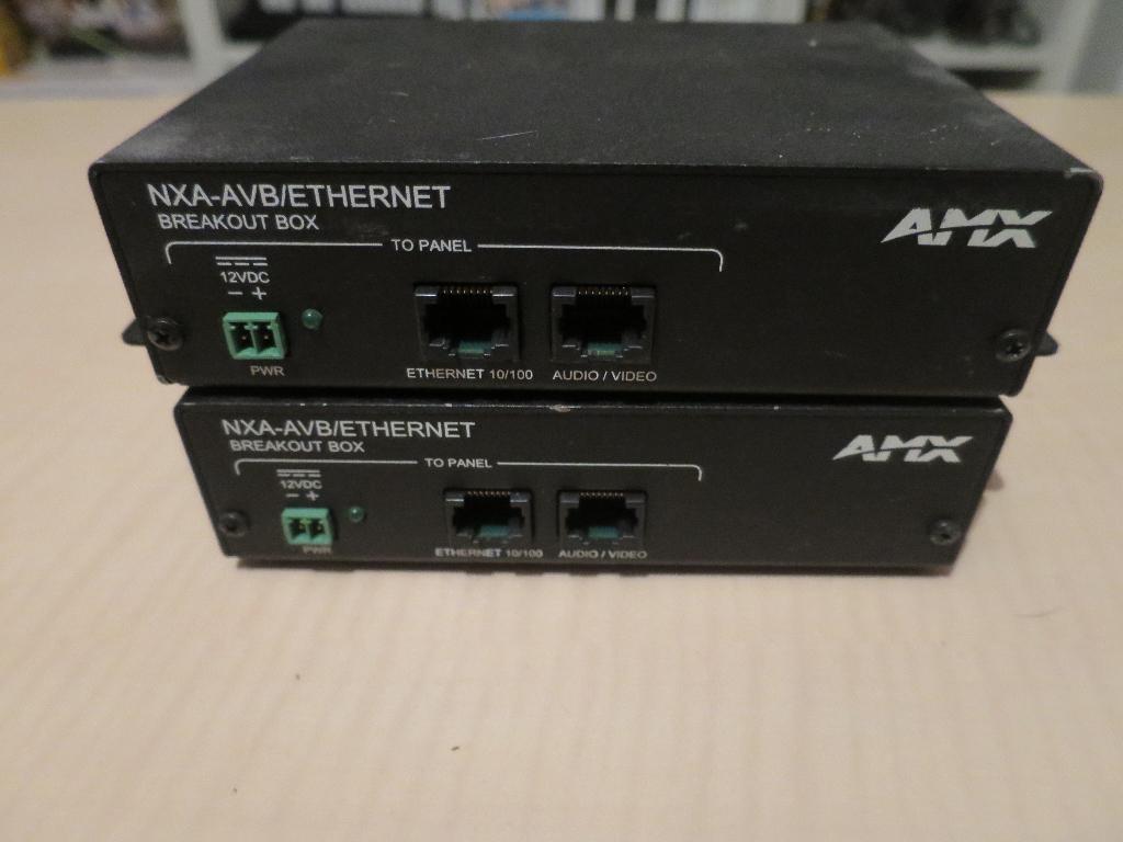 2x AMX NXA-AVB/Ethernet Breakout Box – In goede staat, Ophalen of Verzenden, Gebruikt