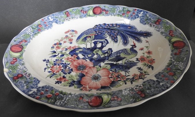 Tafelschaal Peacock Japan., Antiek en Kunst, Ophalen of Verzenden