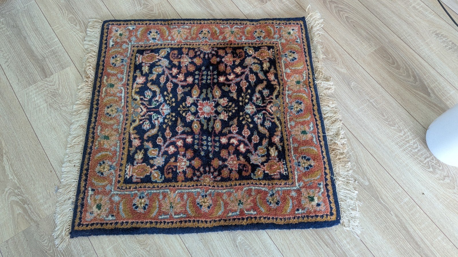 Handgeknoopt Perzisch tapijt - Heriz Oude Reimer, 50 tot 100 cm, Vierkant, Zo goed als nieuw, 50 tot 100 cm