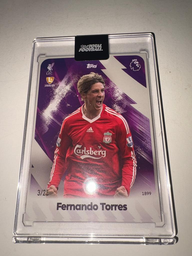 Topps TTF - Fernando Torres 3/25 - Liverpool, Ophalen of Verzenden, Zo goed als nieuw, Plaatje