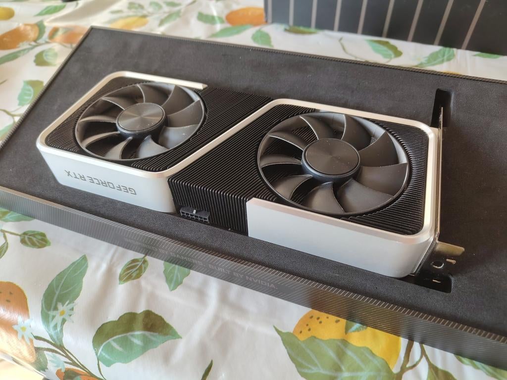 NVIDIA GeForce RTX 3060 Ti Founders Edition, Computers en Software, Videokaarten, GDDR6, PCI-Express 4, Ophalen of Verzenden, Zo goed als nieuw