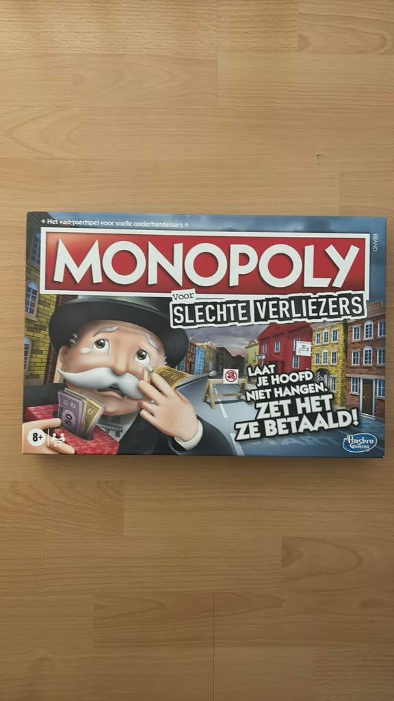 Monopoly voor Slechte verliezers, Hobby en Vrije tijd, Gezelschapsspellen | Bordspellen, Ophalen, Nieuw