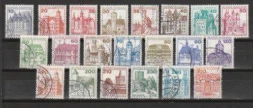 Duitsland, Serie Burgten und Schlosser. Compleet gebruikt., Verzenden, BRD, Gestempeld