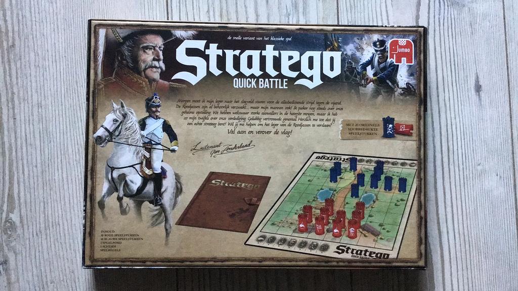 Stratego Quick Battle - Strategisch Bordspel, Een of twee spelers, Ophalen of Verzenden, Gebruikt