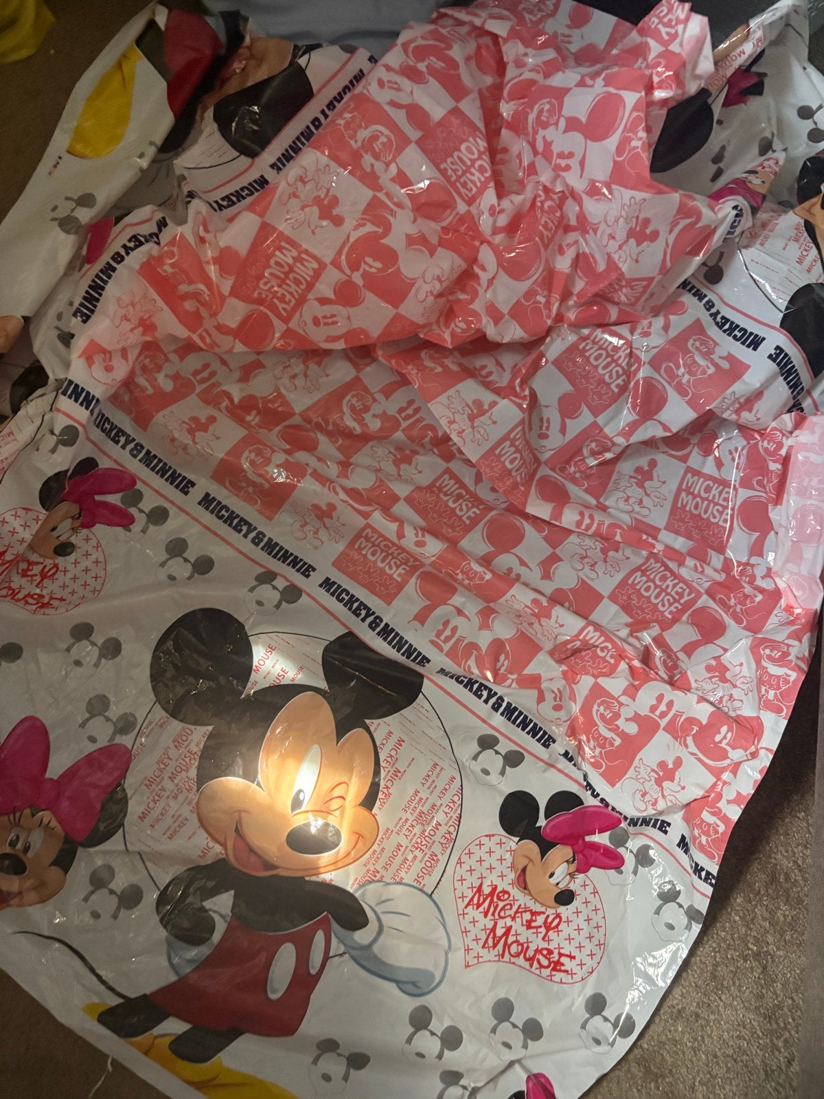 Mickey Mouse tafelkleed en koekjesvorm, Ophalen, Gebruikt, Jongen of Meisje
