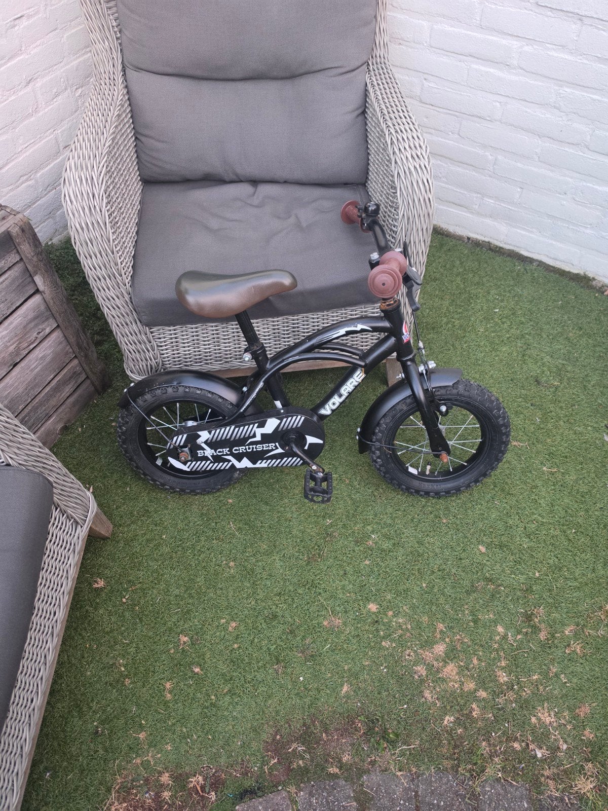 Volare cruiser peuter, Ophalen, Zo goed als nieuw, Minder dan 16 inch, Volare Black Cruiser