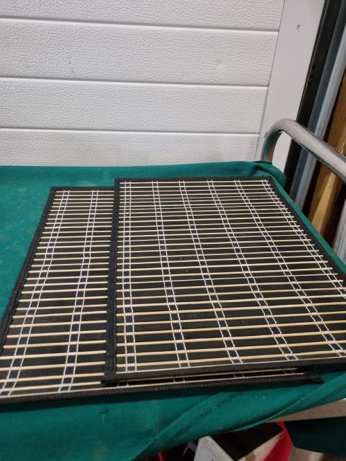 placemats twee stuks riet bamboe, Ophalen of Verzenden, 'T Olde Gre-j, Info@toldegrej.nl, Endepoelstraat 20f Didam