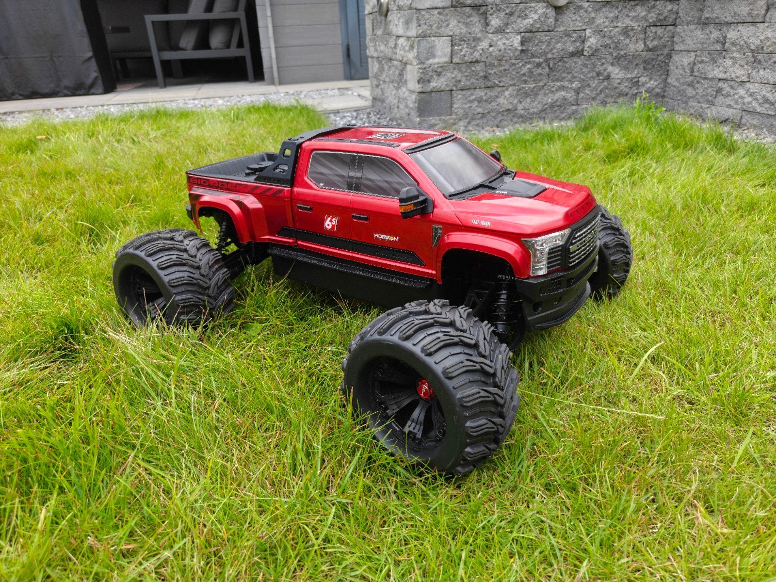 Arrma Big Rock 1/7 RC Truck - Zo goed als nieuw, Elektro, Auto offroad, Ophalen of Verzenden, Zo goed als nieuw