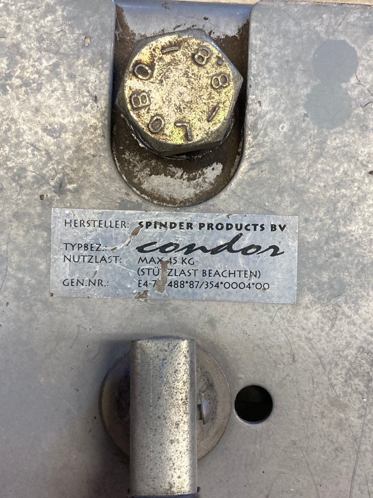 Fietsdrager Spinder Condor, Auto diversen, Ophalen, 2 fietsen, Gebruikt, Trekhaakdrager