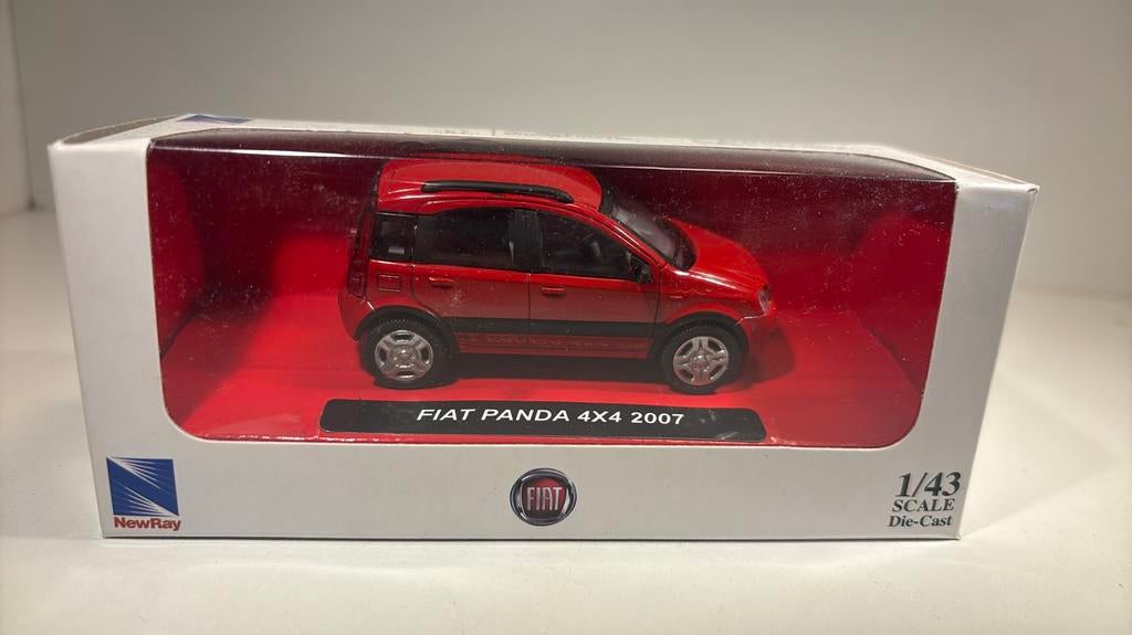 Fiat panda 4x4 2007 red  new ray 1.43, Overige merken, Auto, Ophalen of Verzenden, A