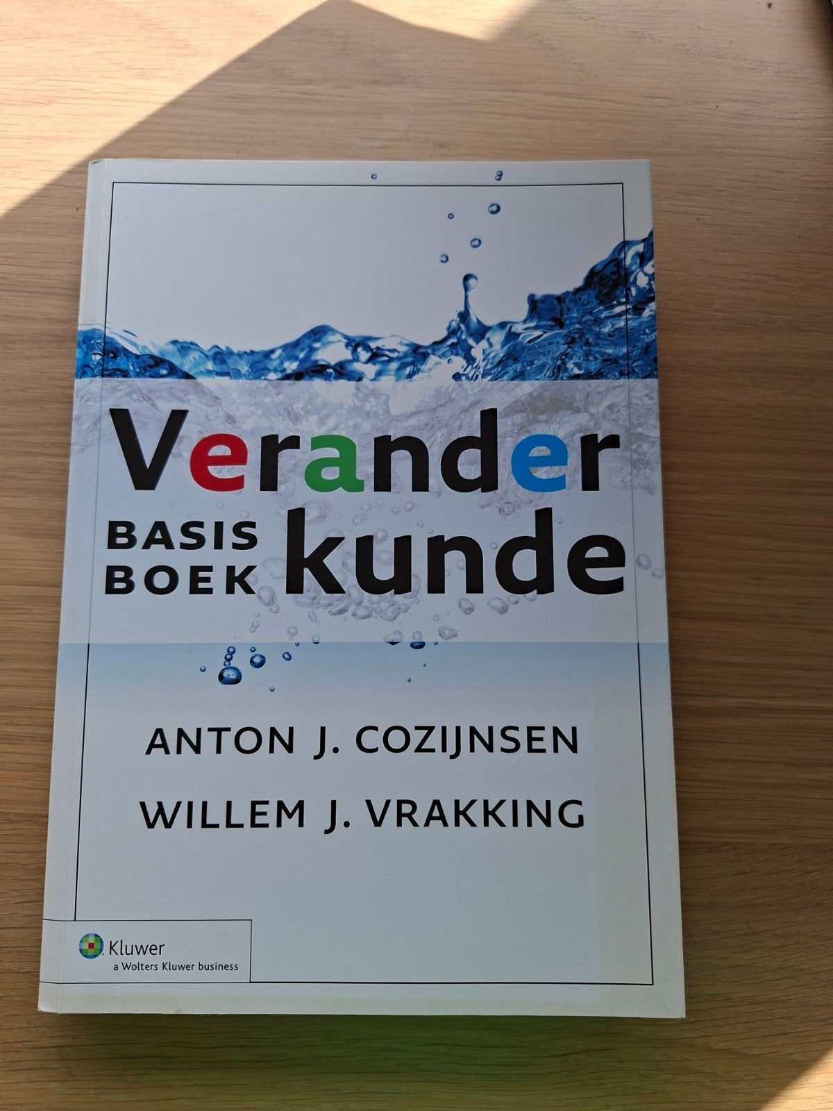 Basisboek Veranderkunde - Cozijnsen & Vrakking, Anton J. Cozijnsen, Willem J. Vrakking, Zo goed als nieuw, Gamma, HBO