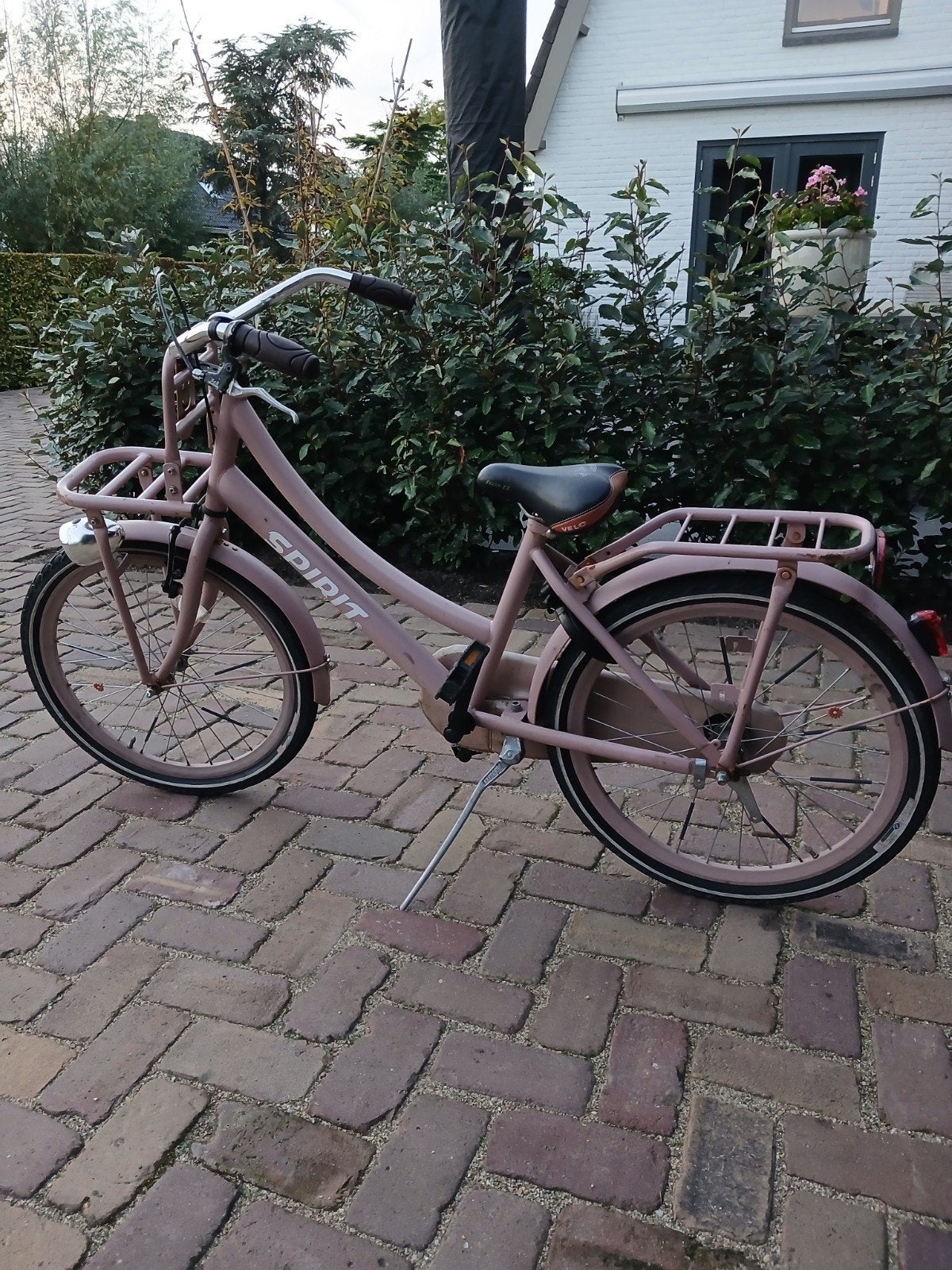 Spirit transportfiets - Roze - Gebruikt 22 inch, Fietsen en Brommers, Terugtraprem, Minder dan 47 cm, Ophalen, Overige merken