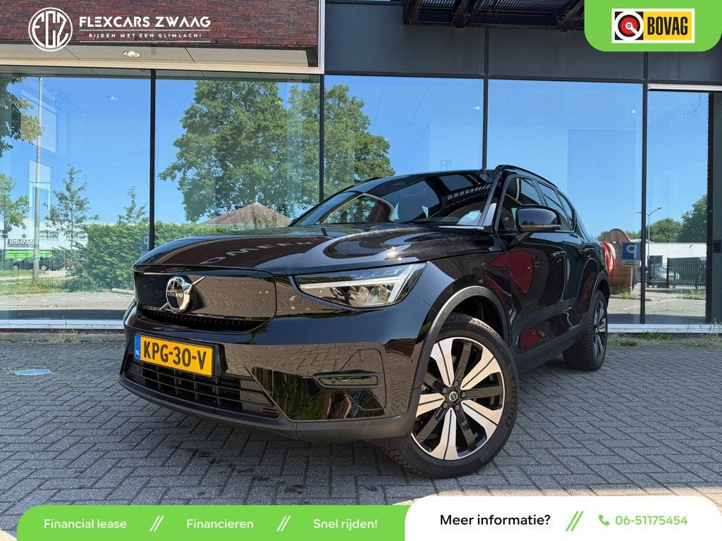 Volvo XC40 Recharge Core 70 kWh - Automaat - Navi - Camera -, Auto's, Volvo, Stof, Zwart, Zwart, 231 pk