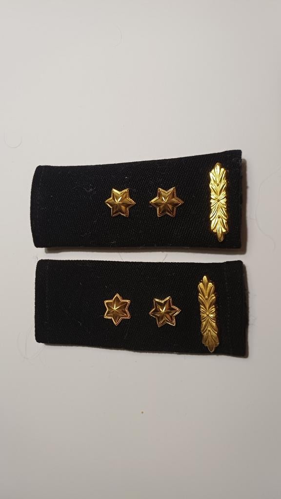 Koninklijke Marechaussee (NL) Epauletten luitenant kolonel, Verzamelen, Ophalen of Verzenden, Marechaussee, Nederland, Overige typen