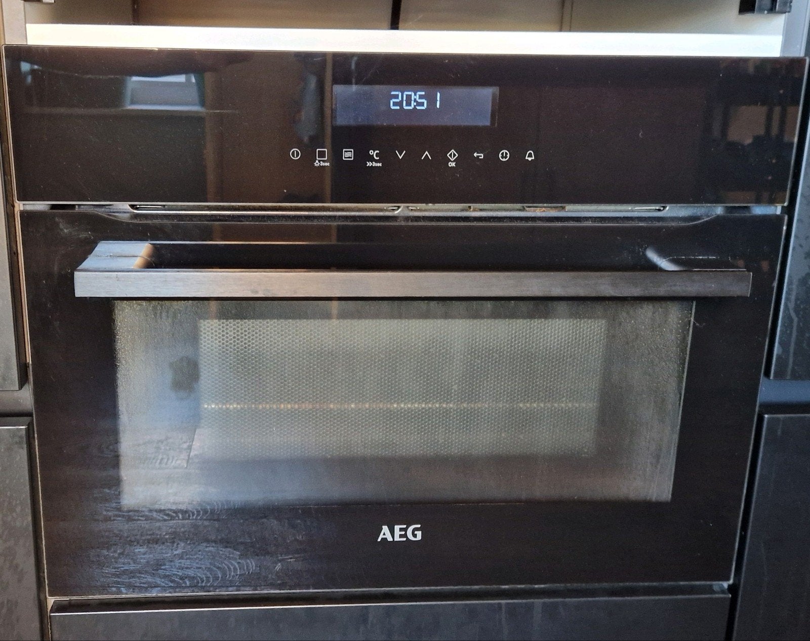 AEG KMAEG KME761000B inbouw OVEN WERKT GOED/Magnetron defect, Ophalen, 45 tot 50 cm, AEG, Combi-oven