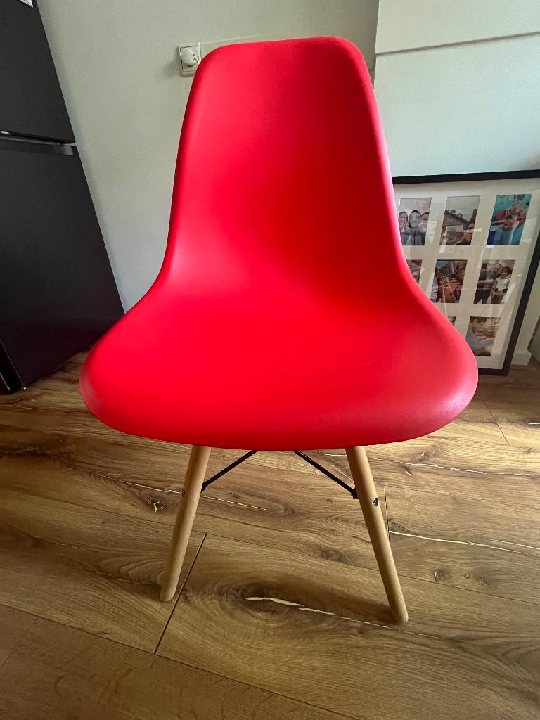 Chair, Ophalen, Zo goed als nieuw, Rood, Eén