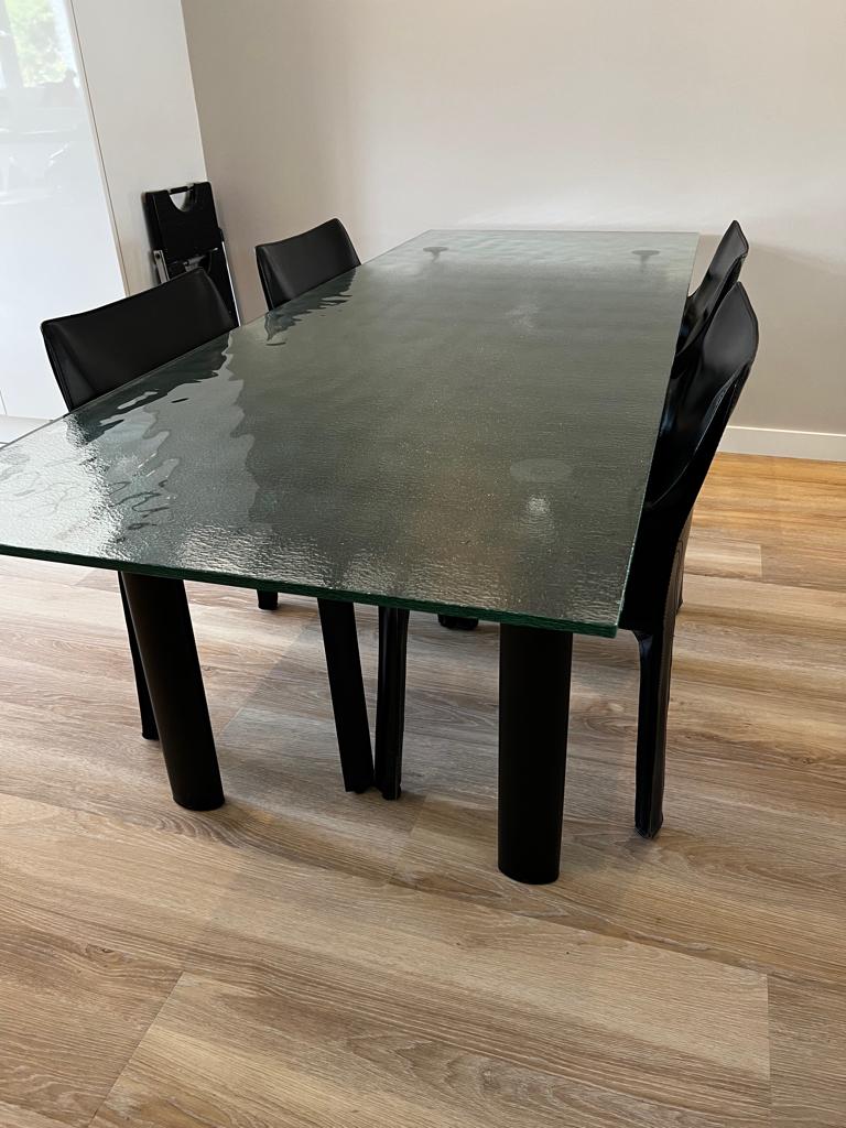 Le Corbusier LC6 Cassina eettafel/bureautafel, Huis en Inrichting, Tafels | Eettafels, Ophalen, Gebruikt, Klassiek/modern tijdloos