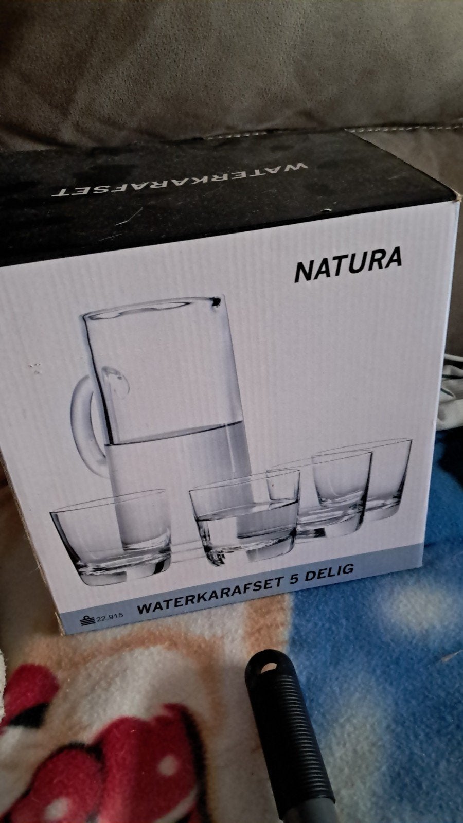 Natura Waterkarafset 5-delig - Nieuw in doos, Nieuw, Ophalen of Verzenden, Overige merken, Glas