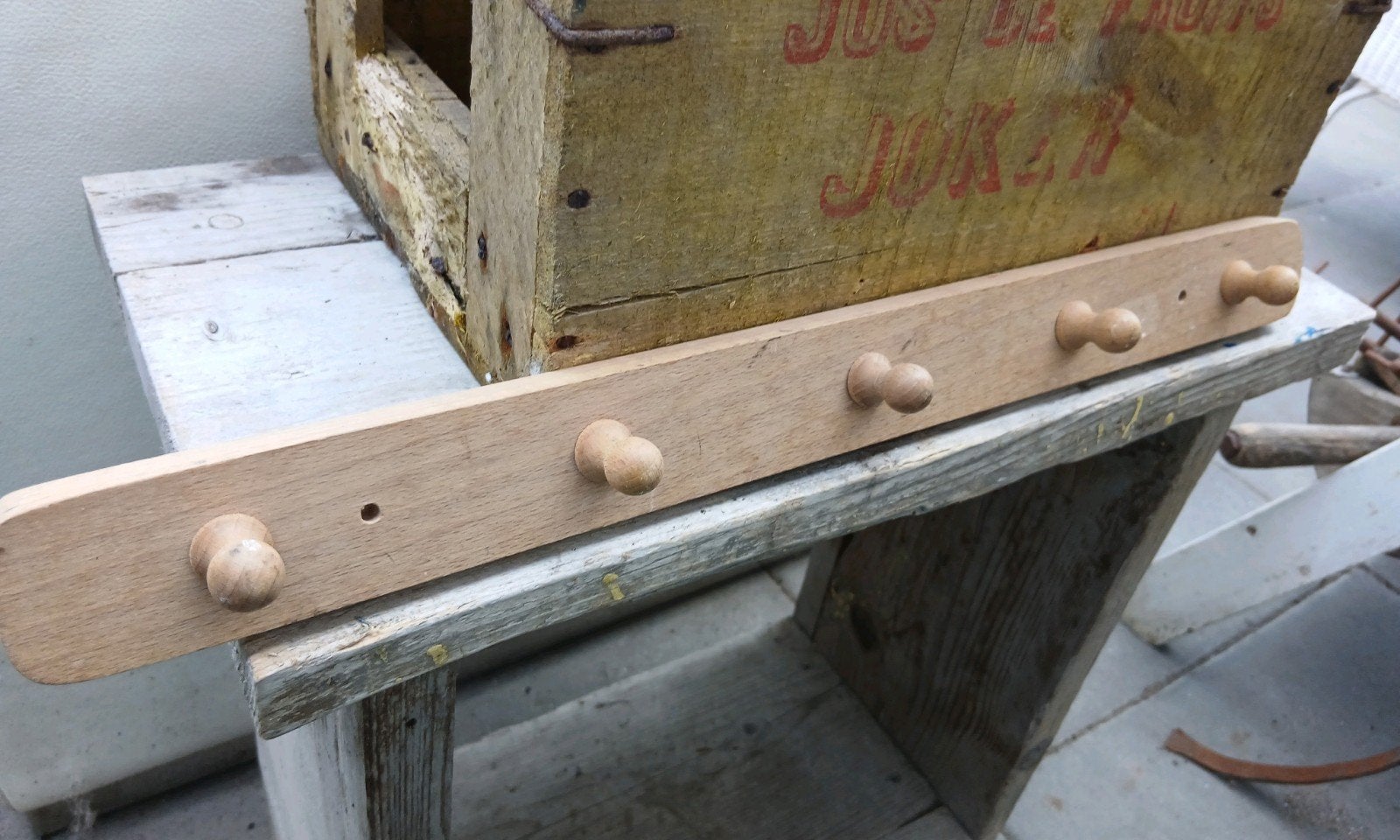 Houten Kapstokje, Ophalen of Verzenden, Minder dan 50 cm, Minder dan 50 cm