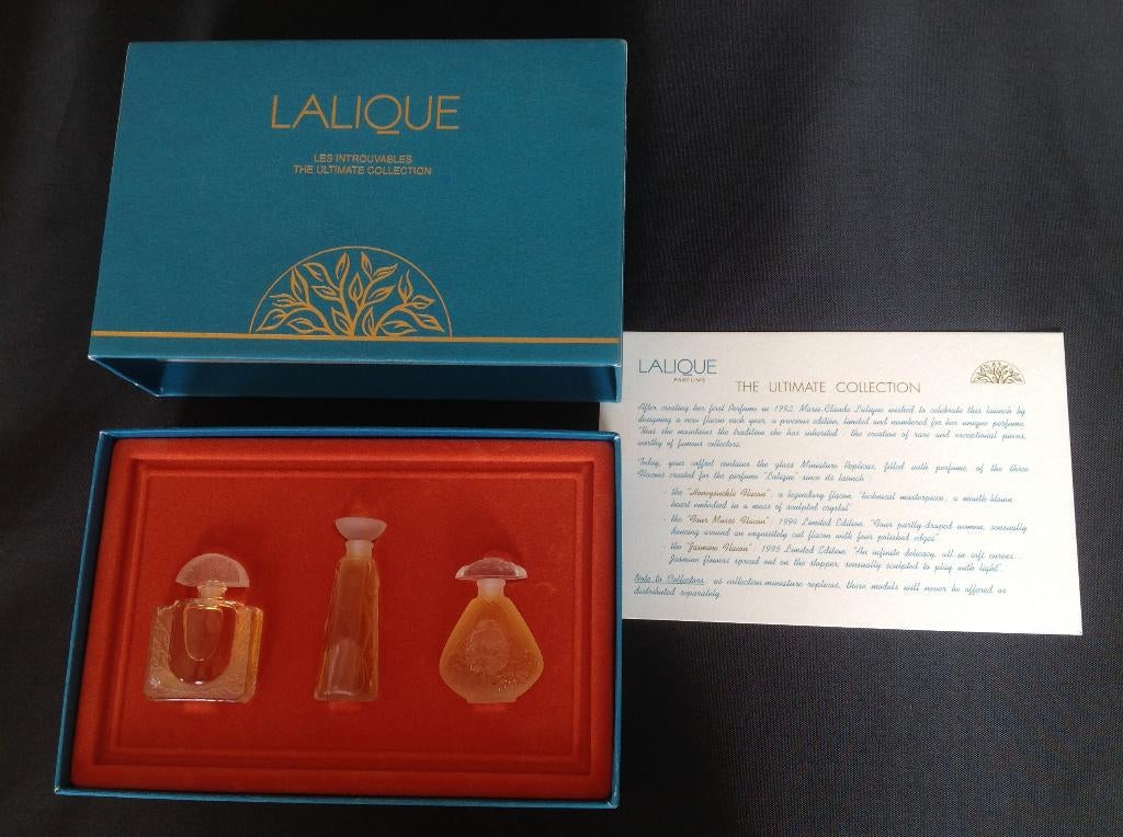 LALIQUE set box, Ophalen of Verzenden, Miniatuur