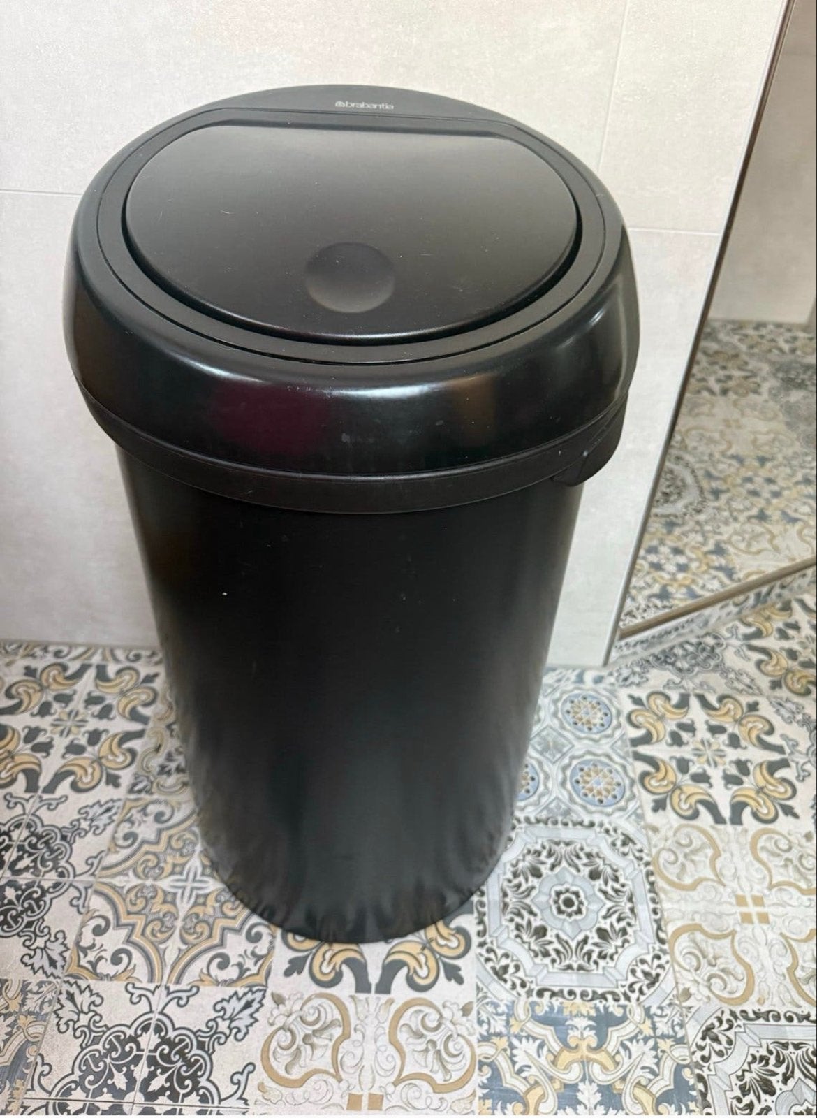 Brabantia prullenbak 60L, Ophalen, Overige materialen, Gebruikt, 40 liter of meer