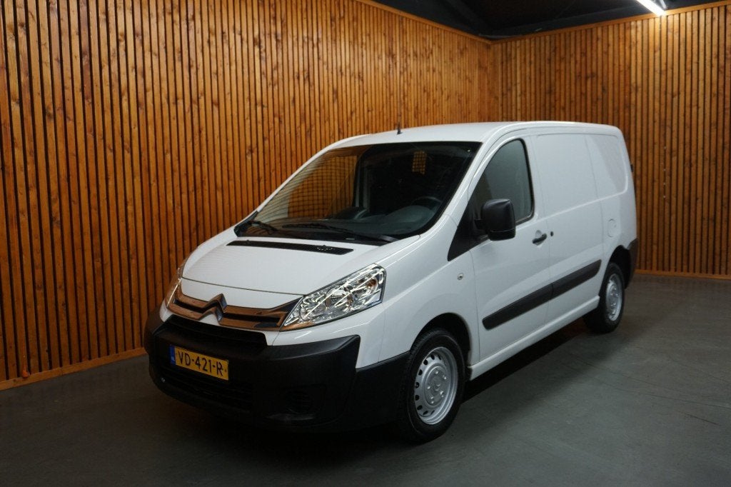 Citroen JUMPY 2.0 HDI L1H1 AIRCO / 3 PERSOONS/ APK 1-2026, Auto's, Citroën, Wit, Startonderbreker, Bedrijf