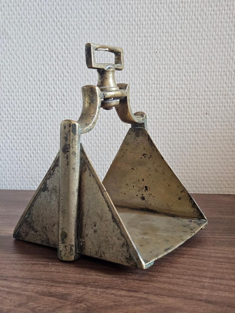 Antieke koperen stijgbeugel koper brass horse stirrup, Ophalen of Verzenden