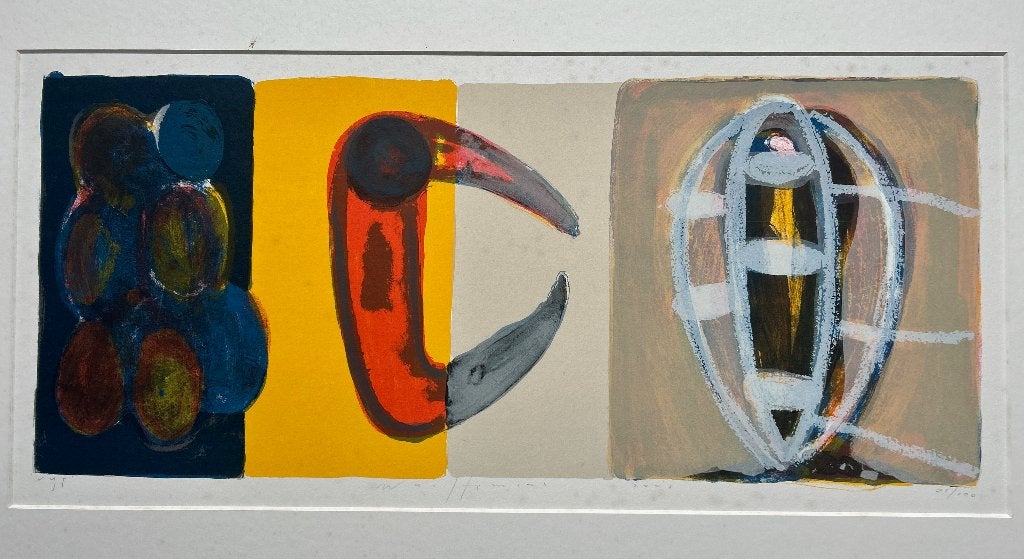 Zeefdruk Piet Warffemius   ZOMEROPRUIMING, Gesigneerd, Ophalen of Verzenden, Zeefdruk