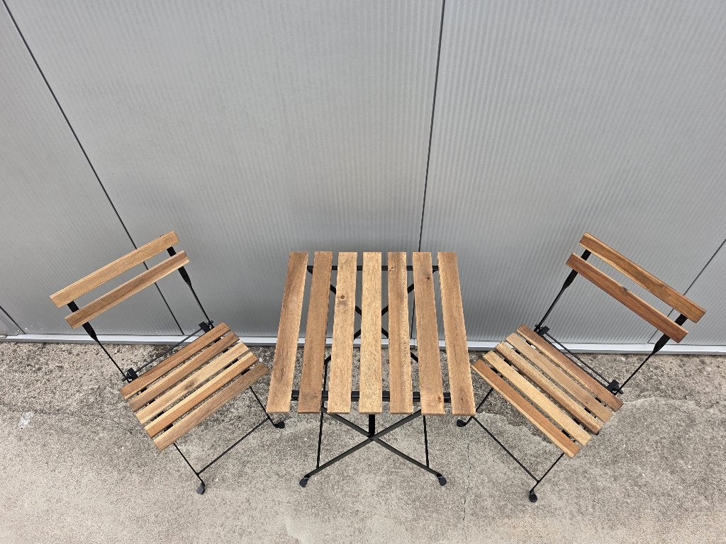 Bistroset Balkon Tuinset - 2 Stoelen + 1 Tafel - Nieuw, Tuin en Terras, 2 zitplaatsen, Info@ydemanne.nl, Bijzettafel, Nieuw