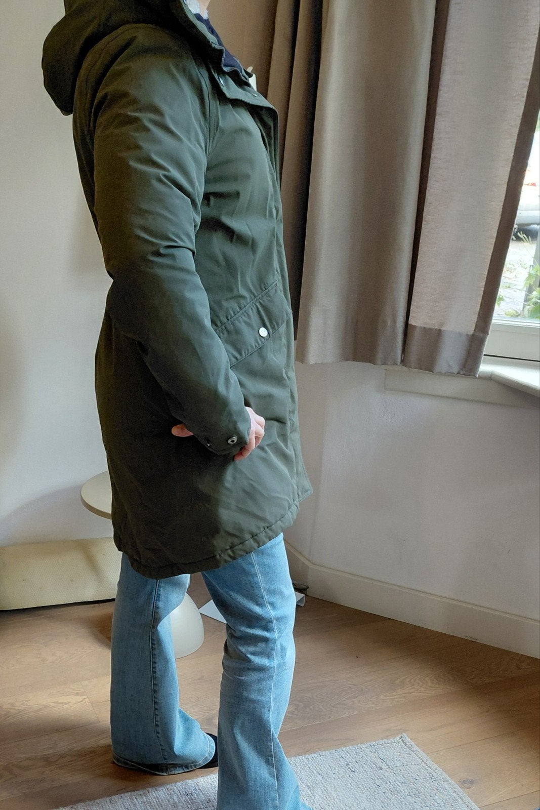 Didriksons parka jas groen maat 38/40 (M), Maat 38/40 (M), Ophalen of Verzenden, Zo goed als nieuw, Didriksons