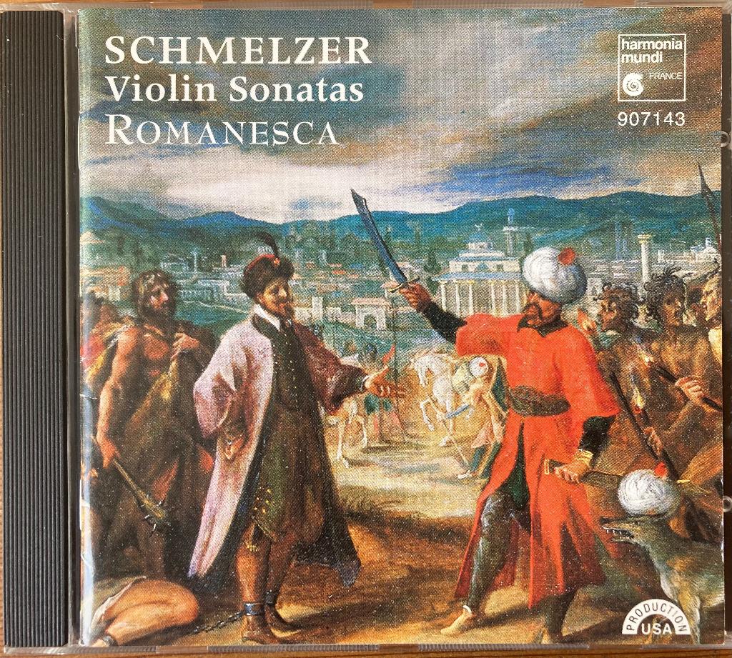 Schmelzer | Violin Sonatas | Romanesca, Ophalen of Verzenden, Barok, Gebruikt, Kamermuziek