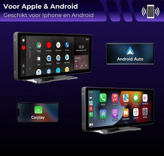 Apple CarPlay | Android Auto Scherm | Plug & Play | NIEUW!, Ophalen of Verzenden, Nieuw