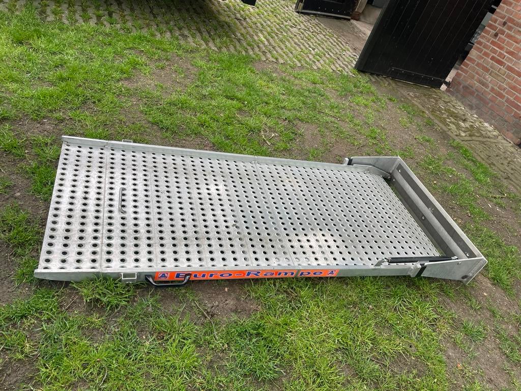 Bruns Euro-Rampe - 200 x 80 oprijplaat, Auto diversen, Ophalen of Verzenden, Zo goed als nieuw, Jlmachinebouw@outlook.com, 7634 RB