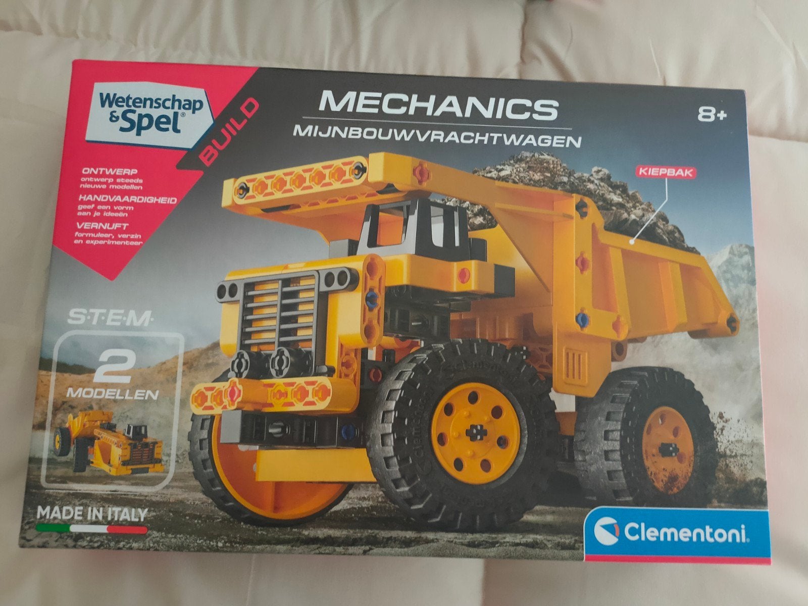 Clementoni Mechanics Mijnvrachtwagen STEM 2 modellen, Ophalen, Nieuw, Overige merken