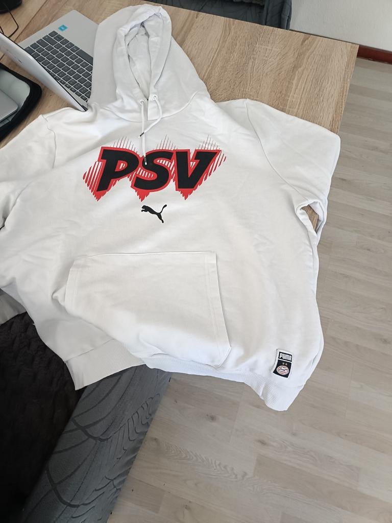PSV Puma hoodie wit - Zo goed als nieuw, Kleding | Heren, Truien en Vesten, Wit, Ophalen of Verzenden, Zo goed als nieuw, Puma