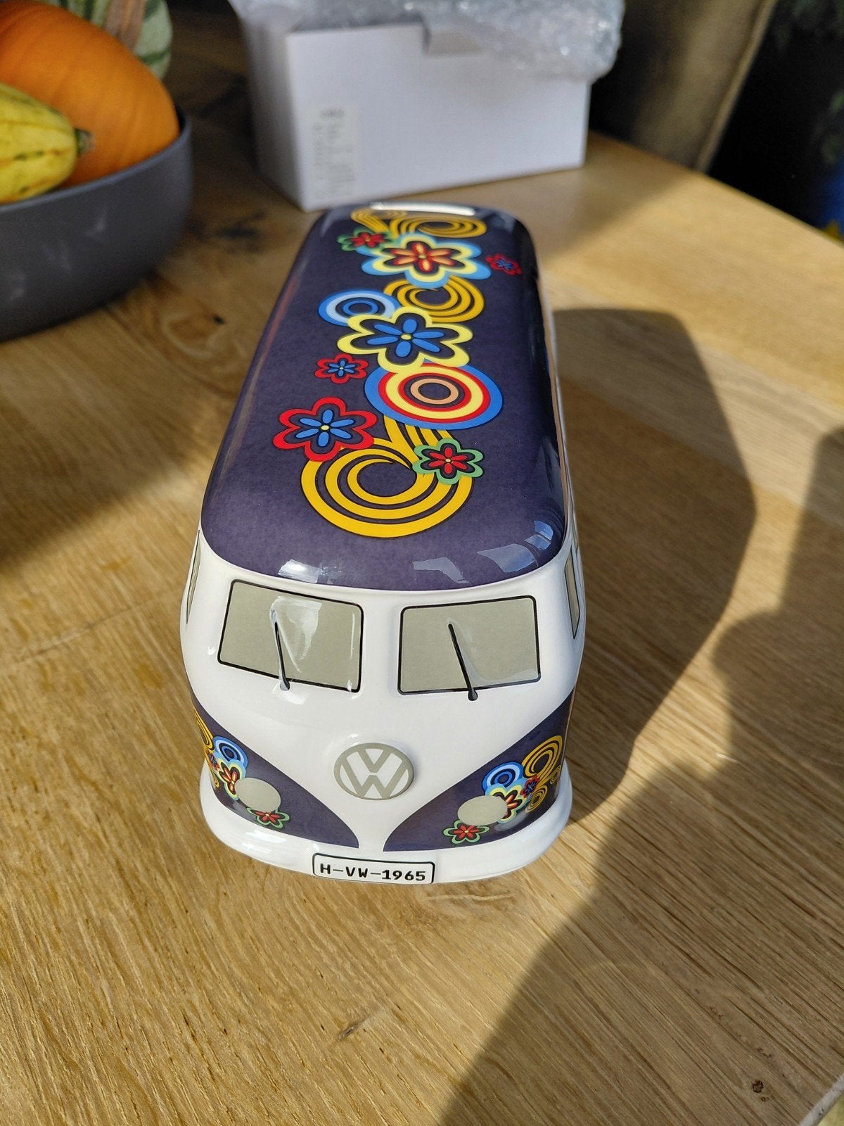 Stenen Volkswagen Camperbusje Spaarpot - Origineel en Nieuw, Verzamelen, Ophalen, Nieuw, Steen, Aardewerk of Keramiek, Vervoermiddel