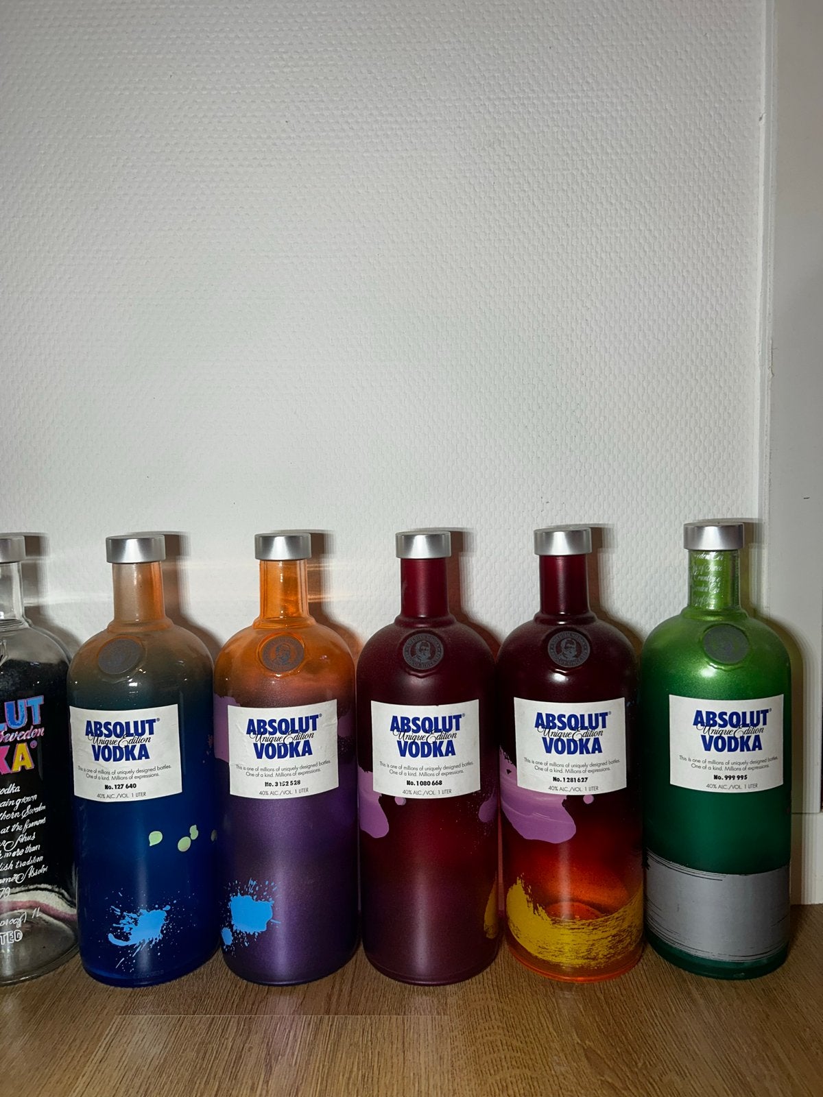 Grote collectie Absolut Vodka flessen (leeg) 50+ flessen, Ophalen, Gebruikt