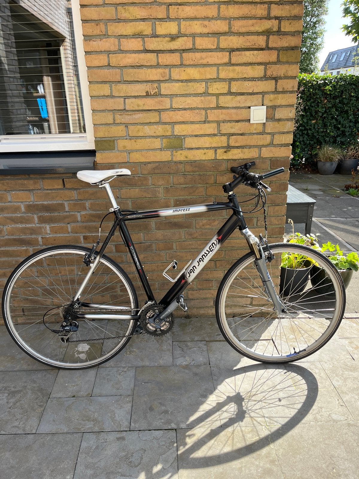 Jan Janssen Impress Sport Touring Bike, 28 inch, Gebruikt, Vering, Velgrem
