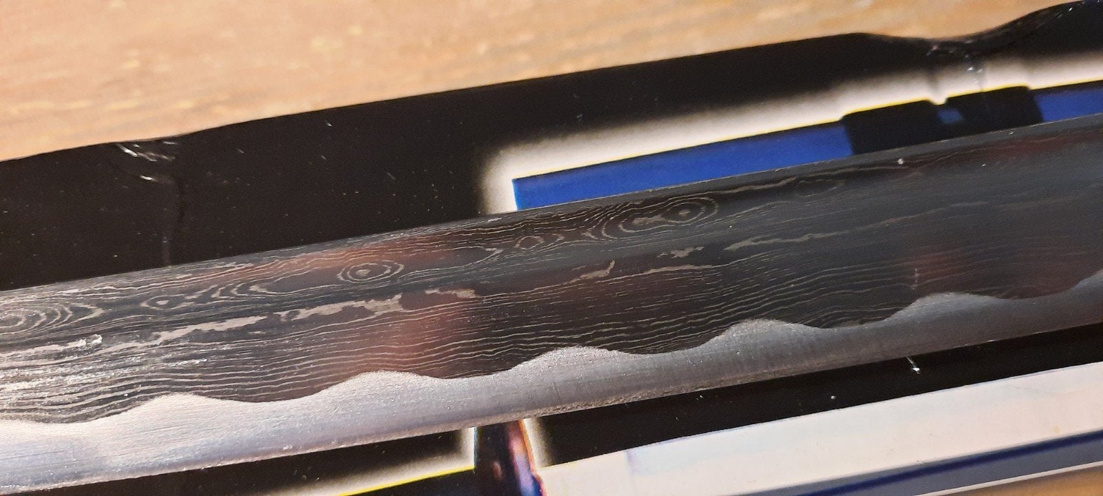 damascus staal Japans samurai katana zwaard, sabel, mes, Ophalen of Verzenden, Overige soorten, Azië, Zwaard of Sabel